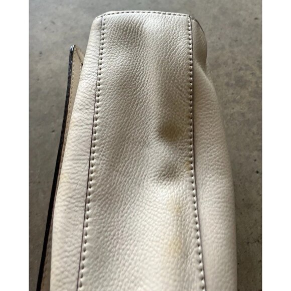 Kate Spade New York MAGNOLIA PARK LARGE LAUREL Tote Leather Bag Purse Cream - Picture 9 of 16